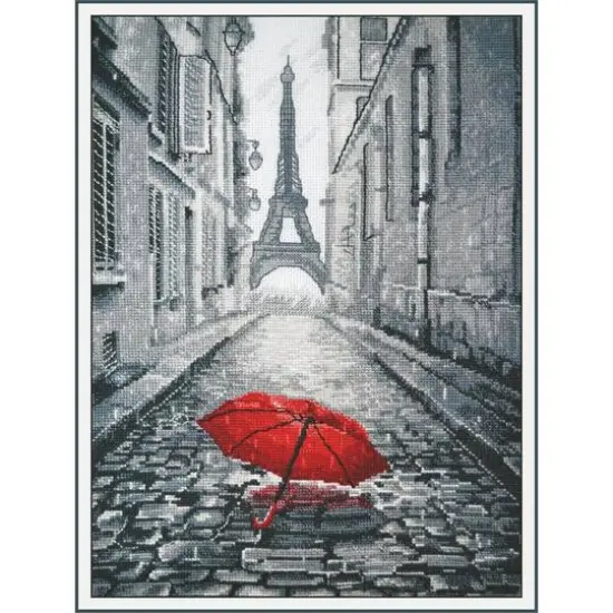 Oven Rain In Paris Cross Stitch Kit {3}