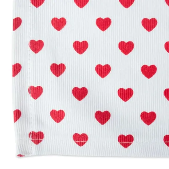 DII&reg; Lil Hearts Ribbed Placemats, 6ct. {5}