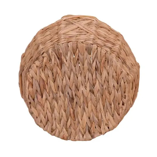Household Essentials 16" X-Weave Round Wicker Floor Basket {6}