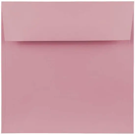 JAM Paper 7.5" x 7.5" Square Premium Invitation Envelopes, 25ct. Baby Pink Pastel {1}