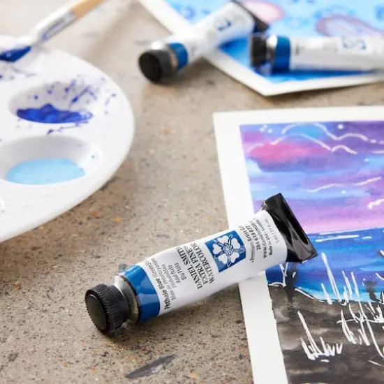 Daniel Smith Extra Fine&trade; Watercolor, 5mL Phthalo Blue (Green Shade) {4}