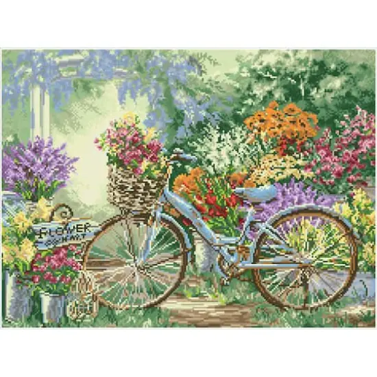 Diamond Dotz&reg; Advanced The Flower Mart Diamond Painting Kit {3}