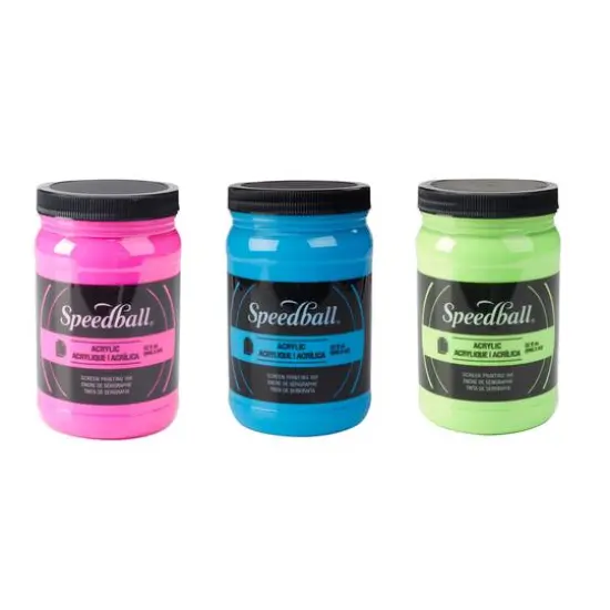 Speedball&reg; Acrylic Screen Printing Ink, 32oz. Black {2}
