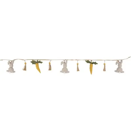3.5ft. Plush Easter Rabbit & Carrot Twine Garland  {5}
