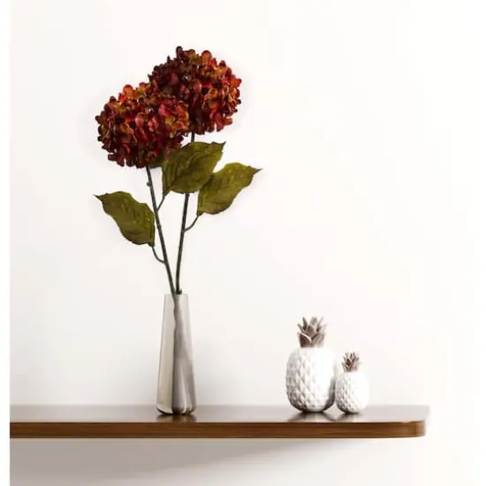 22" Rusty Red Fall Hydrangea Stem, 6ct. {4}