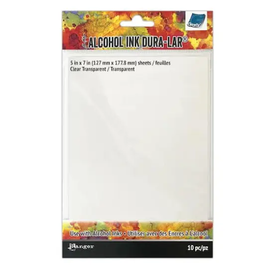 Tim Holtz&reg; Alcohol Ink Dura-Lar&reg; Clear Film, 10ct. {1}