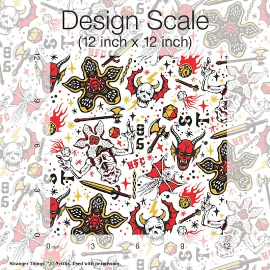 RoomMates Stranger Things Hellfire Club Red Peel & Stick Wallpaper {7}