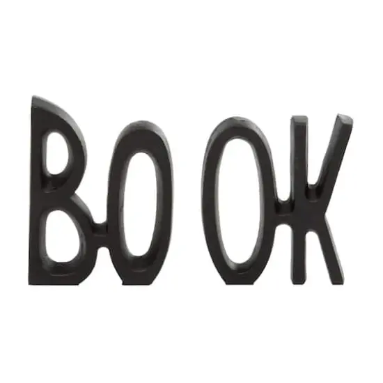 7" Black Book Aluminum Industrial Bookends {4}