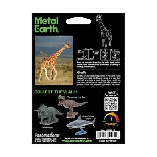 Metal Earth 3D Metal Model Kit - Giraffe {4}