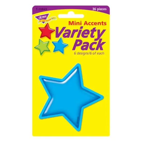 Mini Accents Gumdrop Stars Variety Pack {3}