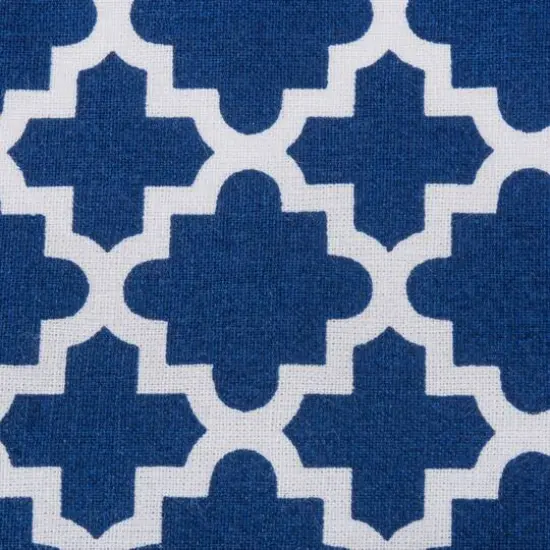 Nautical Blue Lattice Tablecloth 60" x 84" {6}