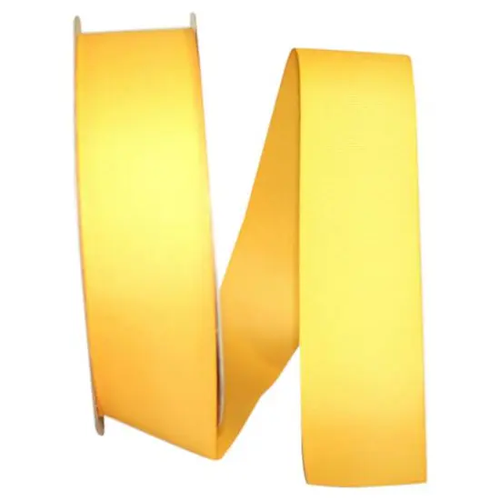 The Ribbon Roll 1.5" x 50yd. Grosgrain Solid Ribbon Yellow Gold {1}
