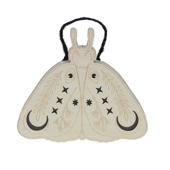 8" Moth DIY LED Plywood D&eacute;cor by Make Market&reg; {1}