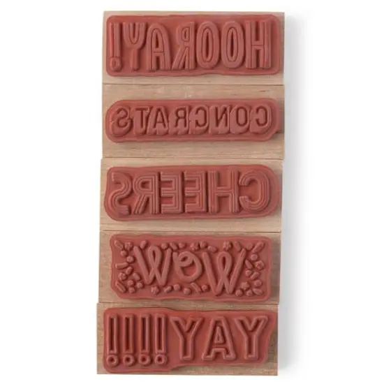 Celebrate Wood Stamp Set by Recollections&trade; {7}