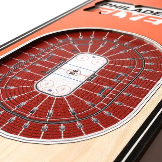 19" NHL 3D StadiumView Banner Phiadelphia Flyers {5}