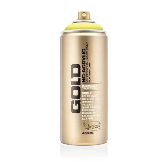 Montana&trade; Gold Acrylic Professional Spray Paint G1100 Butta {5}