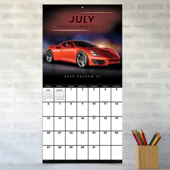 TF Publishing 2025 Dream Cars Wall Calendar {4}
