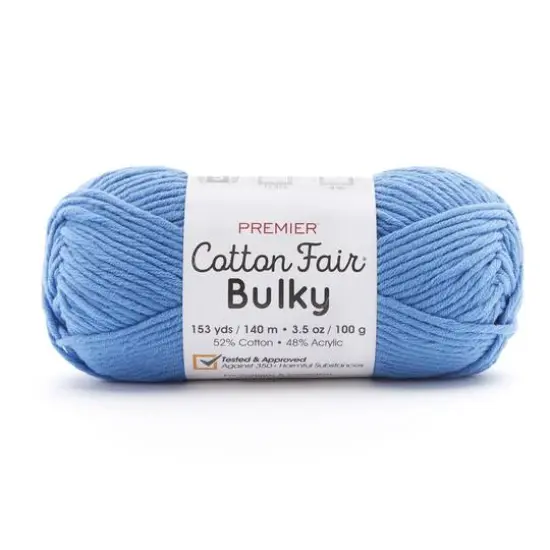 Premier&reg; Cotton Fair&reg; Bulky Solid Yarn Cornflower {1}