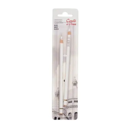 Cont&eacute; &agrave; Paris&trade; White Pastel Pencil, 2ct. {1}