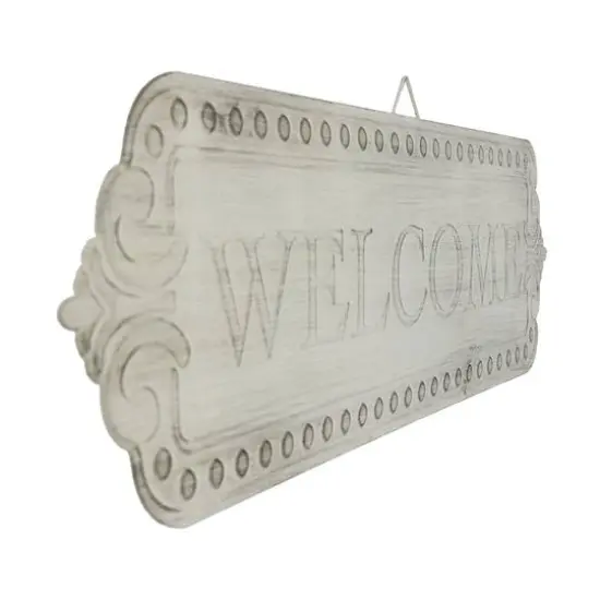 18" x 5.25" Metal Welcome Wall D&eacute;cor by Ashland&reg; {4}