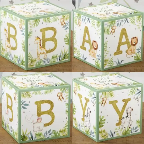 Kate Aspen Safari Baby Block Box Set, 4ct. {6}