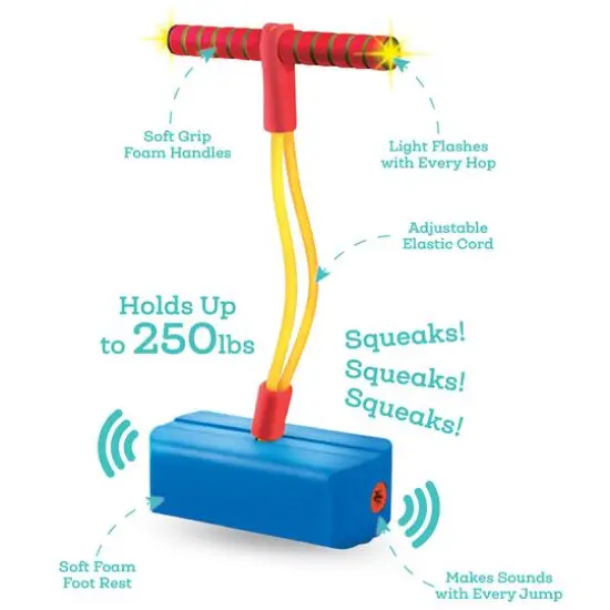 Nothing But Fun Toys Lights & Sounds Foam Pogo Jumper {3}
