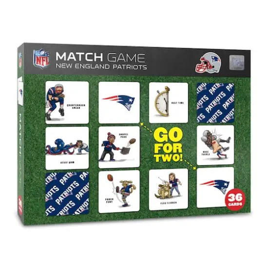 NFL Memory Match Game New England Patriots {1}