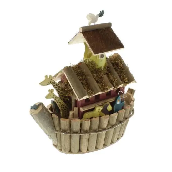 12.5" Noah's Ark Birdhouse {6}