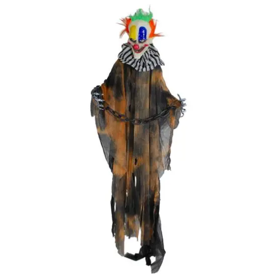 3.5ft. Animated Clown with LED Eyes Halloween Decoration {1}