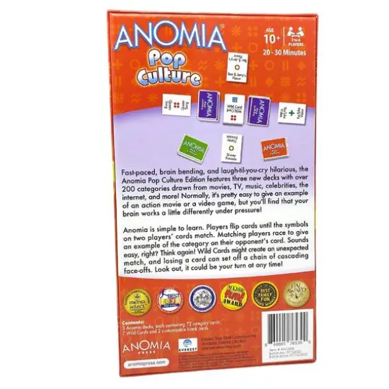 Anomia Pop Culture Edition Party Card Game {6}
