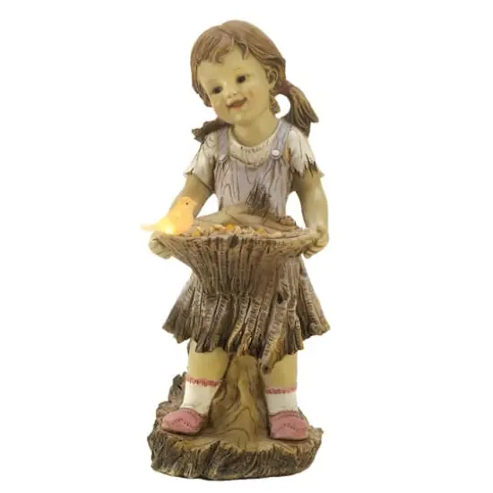 14.5" Sweet Summertime Solar Statue {1}
