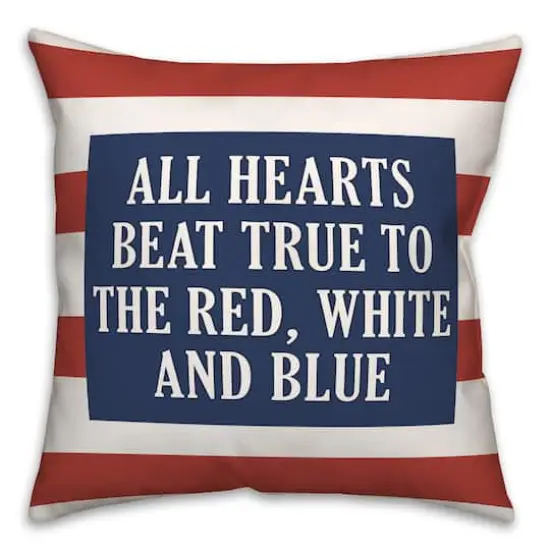 All Hearts Beat True Accent Pillow {1}
