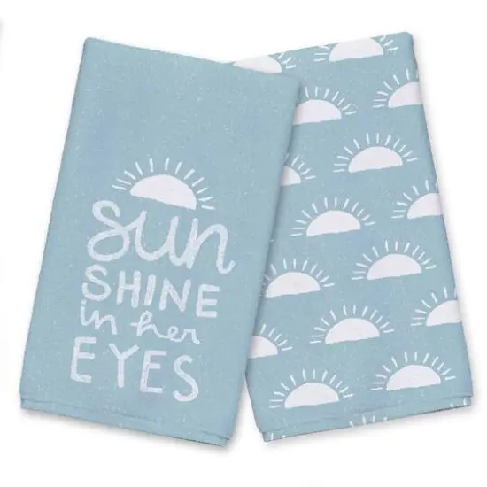 Sunshine in Her Eyes Tea Towel Set {1}