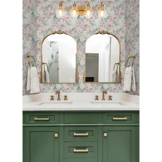 RoomMates Disney® Princess Watercolor Floral Peel & Stick Wallpaper Purple {4}