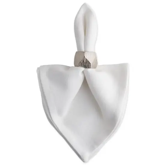 DII&reg; Silver Triangle Band Napkin Rings, 6ct. {3}