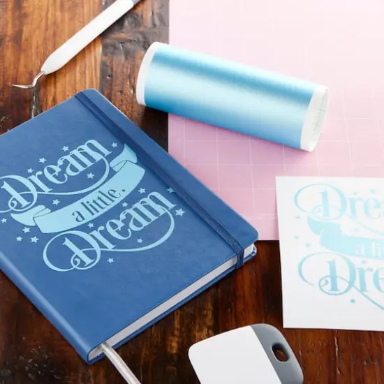 Cricut Joy&trade; Permanent Smart Vinyl&trade; Shimmer Light Blue {3}