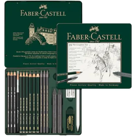 Faber-Castell Pitt 19-Piece Graphite Pencil Set {3}