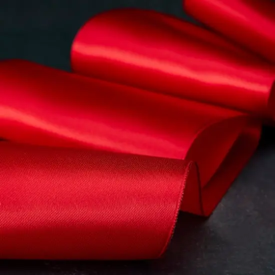 4" x 10yd. Satin Ribbon by Celebrate It&reg; Specialty Red {3}