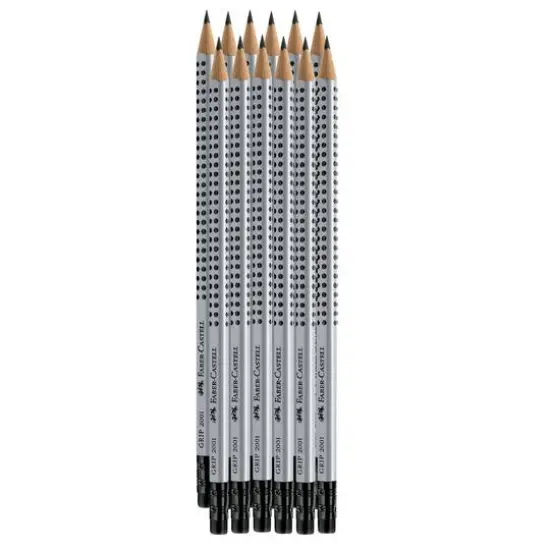Faber-Castell HB Graphite GRIP Writing EcoPencils, 12ct. {1}