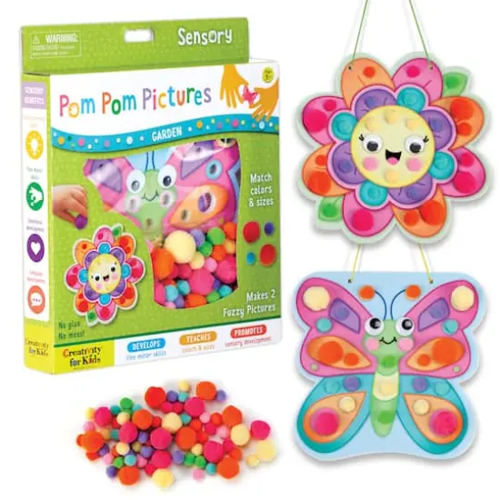 Creativity for Kids&reg; Garden Pom Pom Pictures Kit {1}