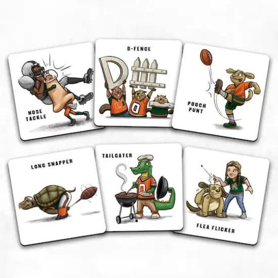 College Team Licensed Memory Match Game Miami Hurricanes {5}