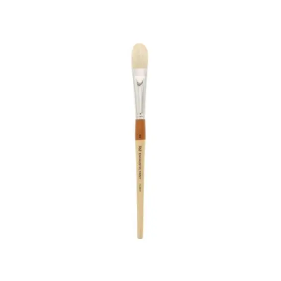 R&F&reg; Handmade Paints Encaustic Filbert Brush {1}