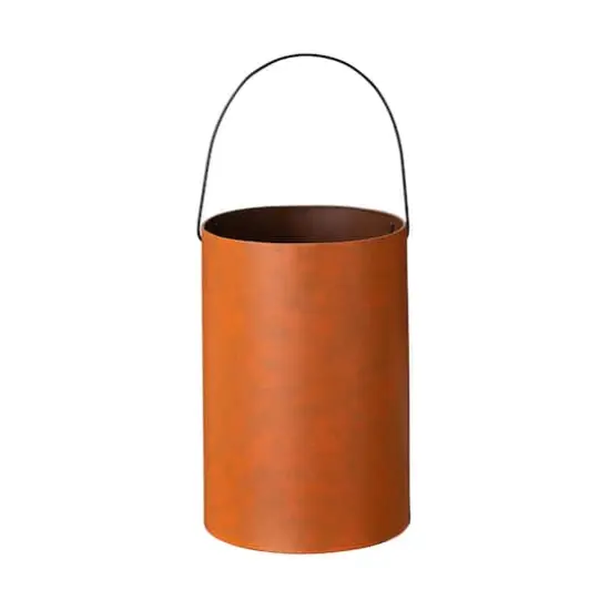Glitzhome&reg; Metal Cutout Pumpkin Bucket Set {5}