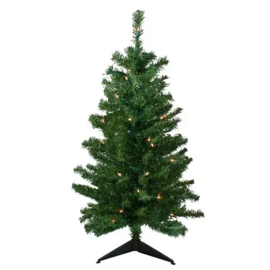3ft. Pre-Lit Medium Mixed Classic Pine Artificial Christmas Tree, Clear Lights {7}