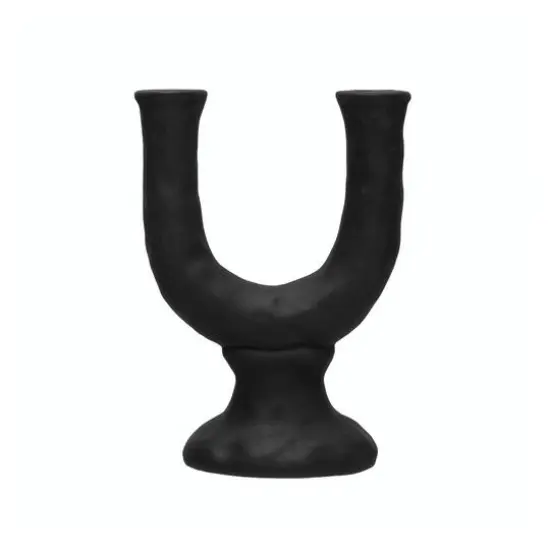 Hello Honey&reg; 8" Stoneware Taper Holder {1}