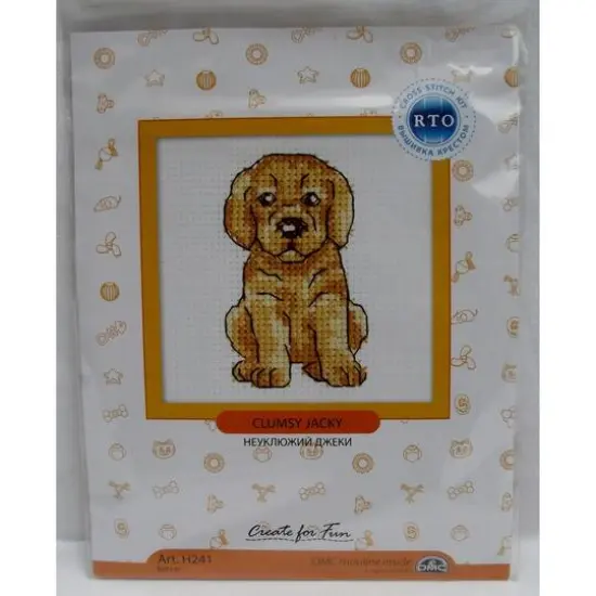 RTO Clumsy Jackie Counted Cross Stitch Kit {3}