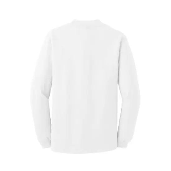 Port & Company Essential Mock Turtleneck White {5}