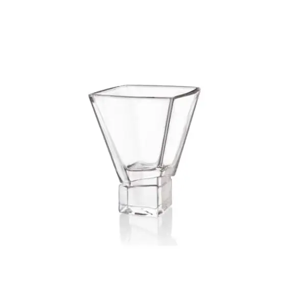 JoyJolt&reg; Carre Square Heavy Base Crystal Martini Glasses, 4ct. {4}