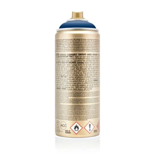Montana&trade; Cans GOLD Shock Color Spray Paint, 400mL S5020 Shock Blue Dark {7}