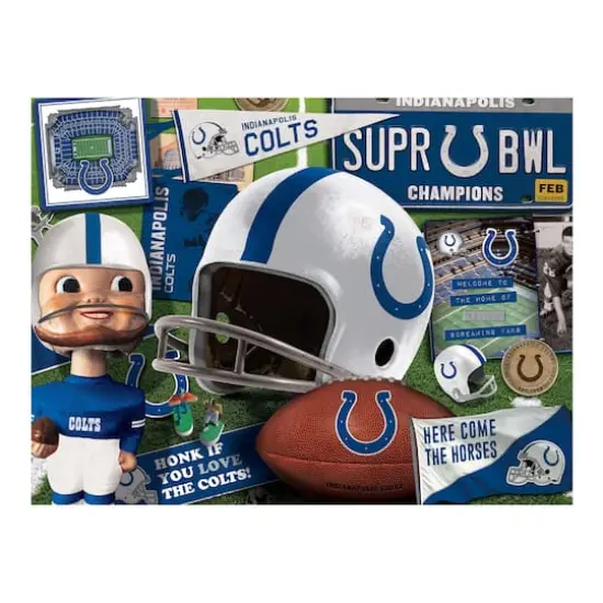 NFL Retro Series 500 Piece Puzzle Indianapolis Colts {5}